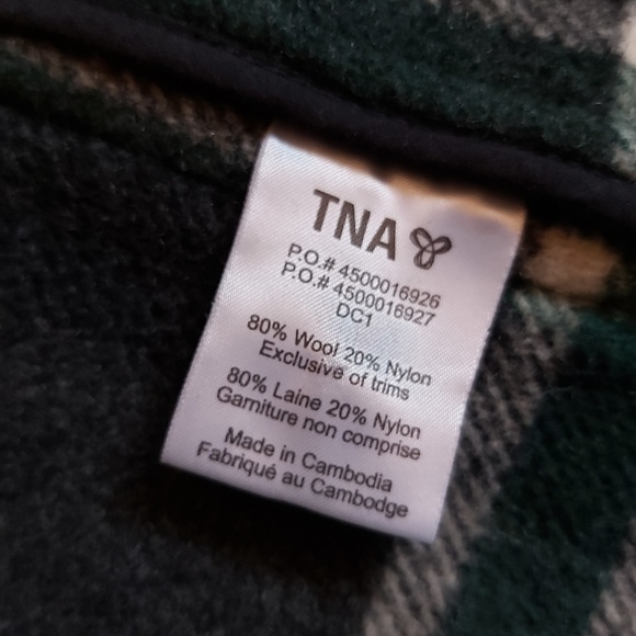 ARIZITA TNA Black Wool Blend Deerfield Duffle Coat - Picture 5 of 6